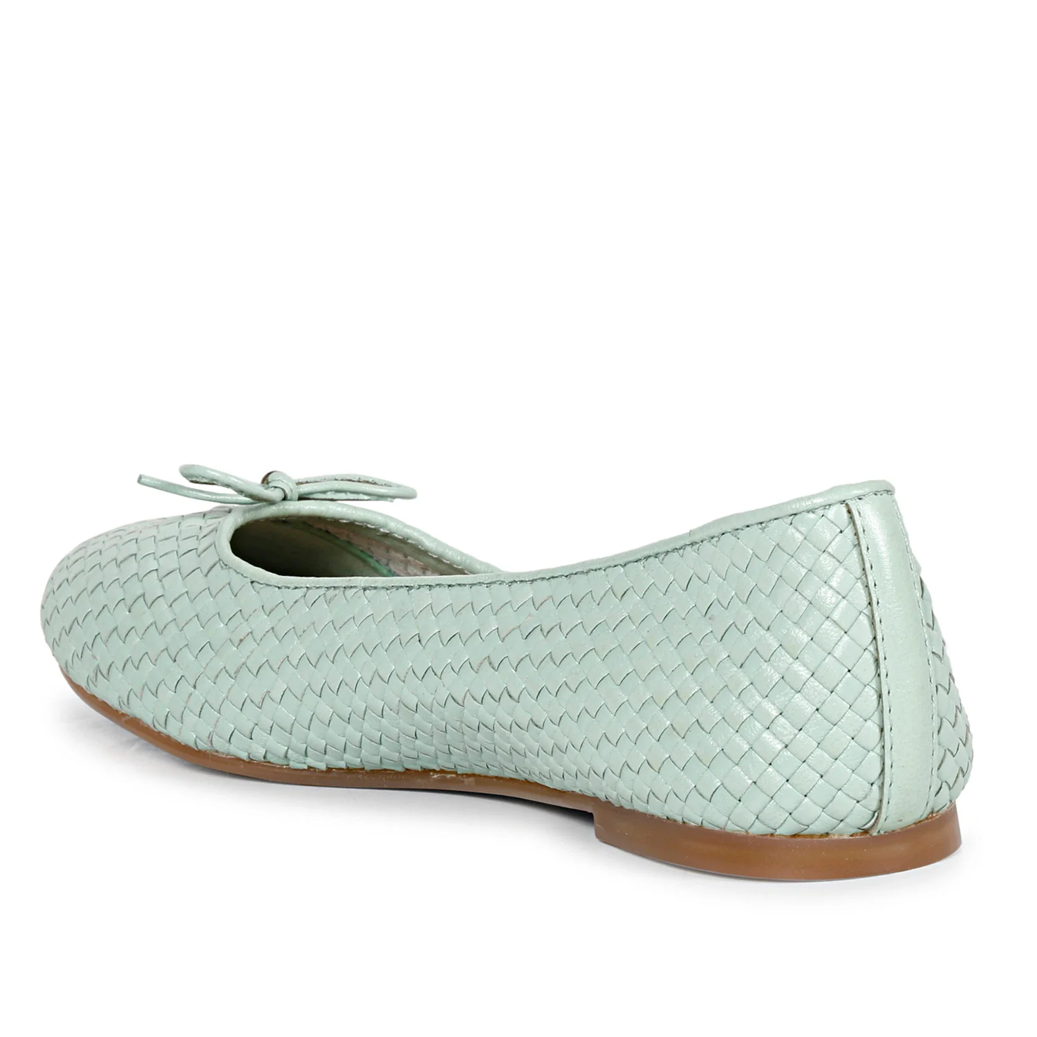 SaintG Womens Blue Ballet Flat Sandals - Image 6