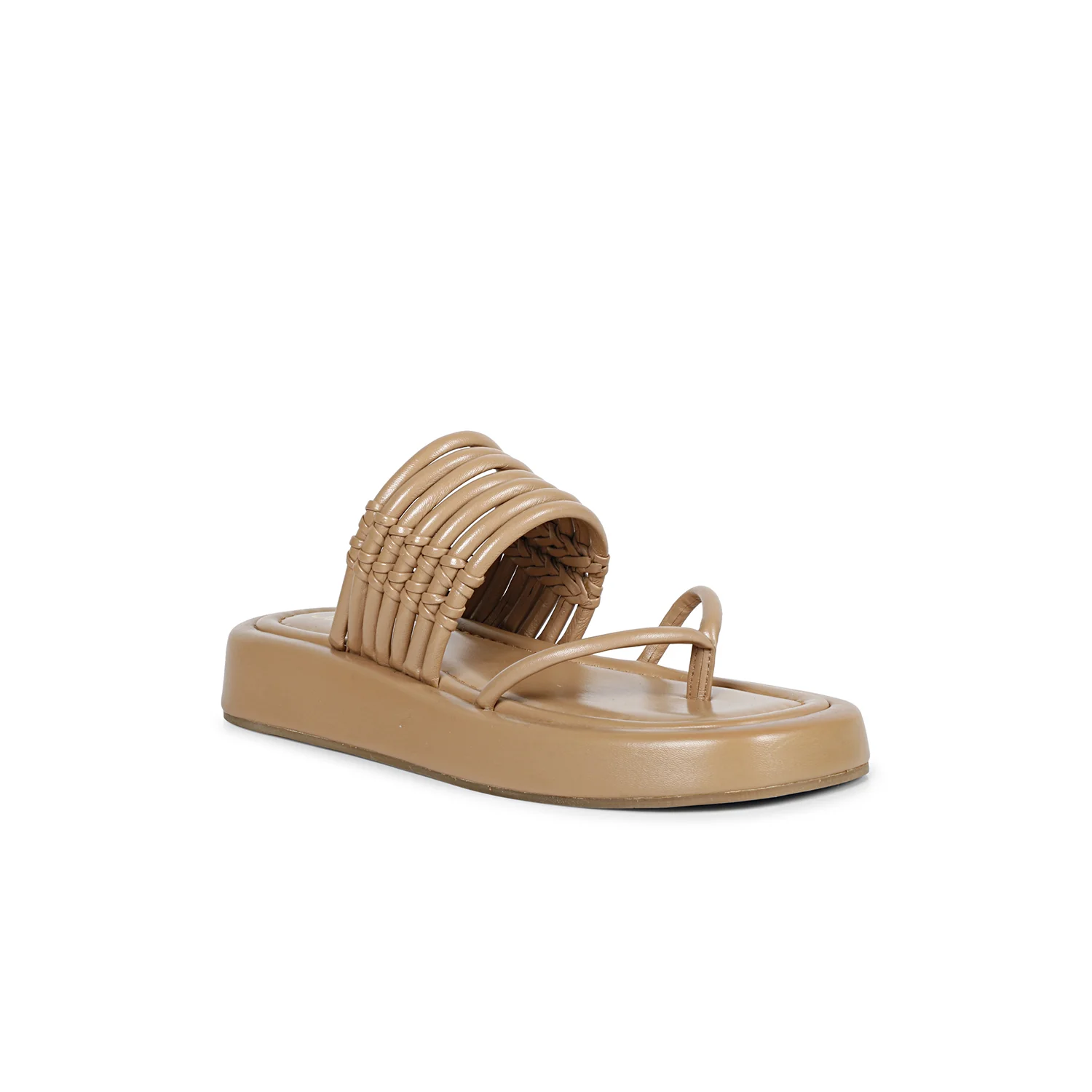 SaintG Womens Brown Leather Sandals - Image 9