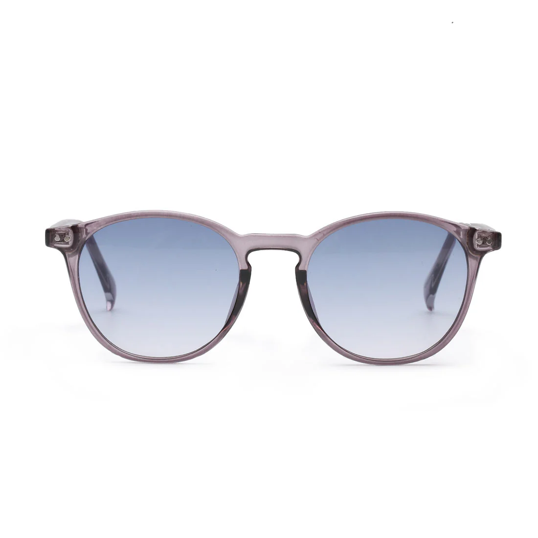 Seychelles Dusk Crystal Grey Round Sunglasses - Image 2