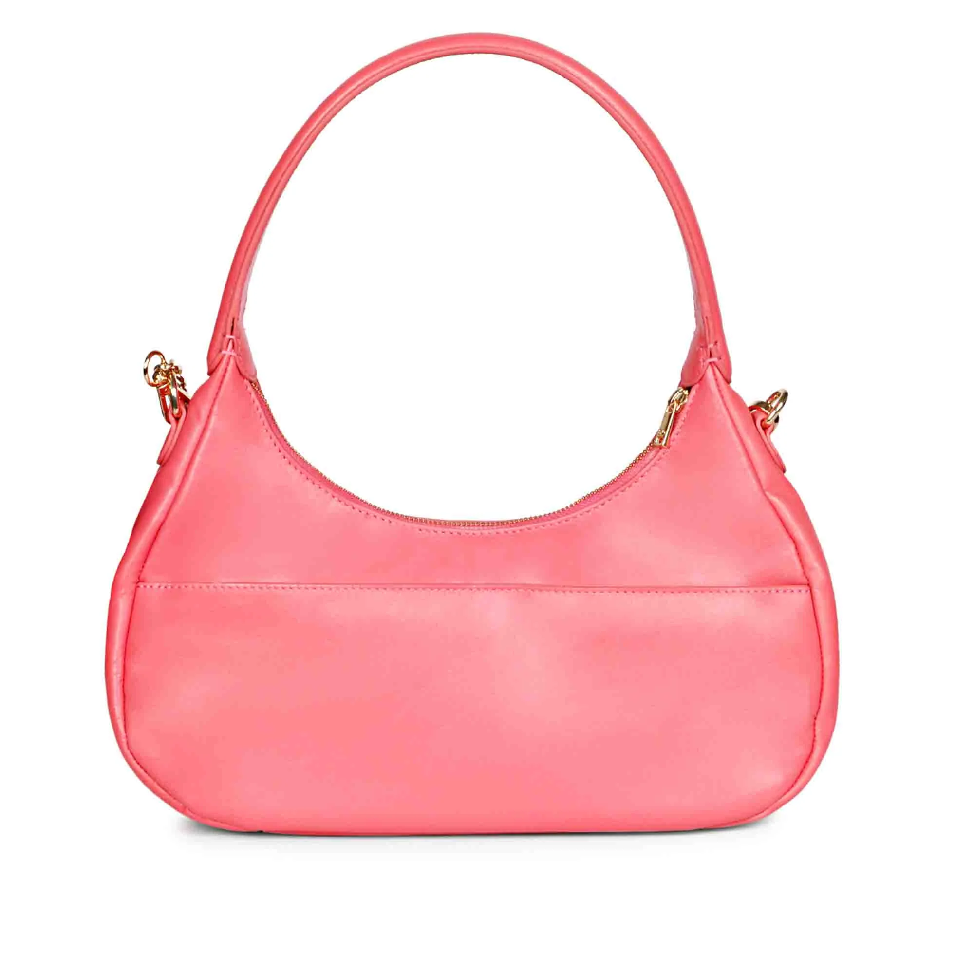 Tesorina Coral Hand Woven Leather Hobo Bags - Image 4