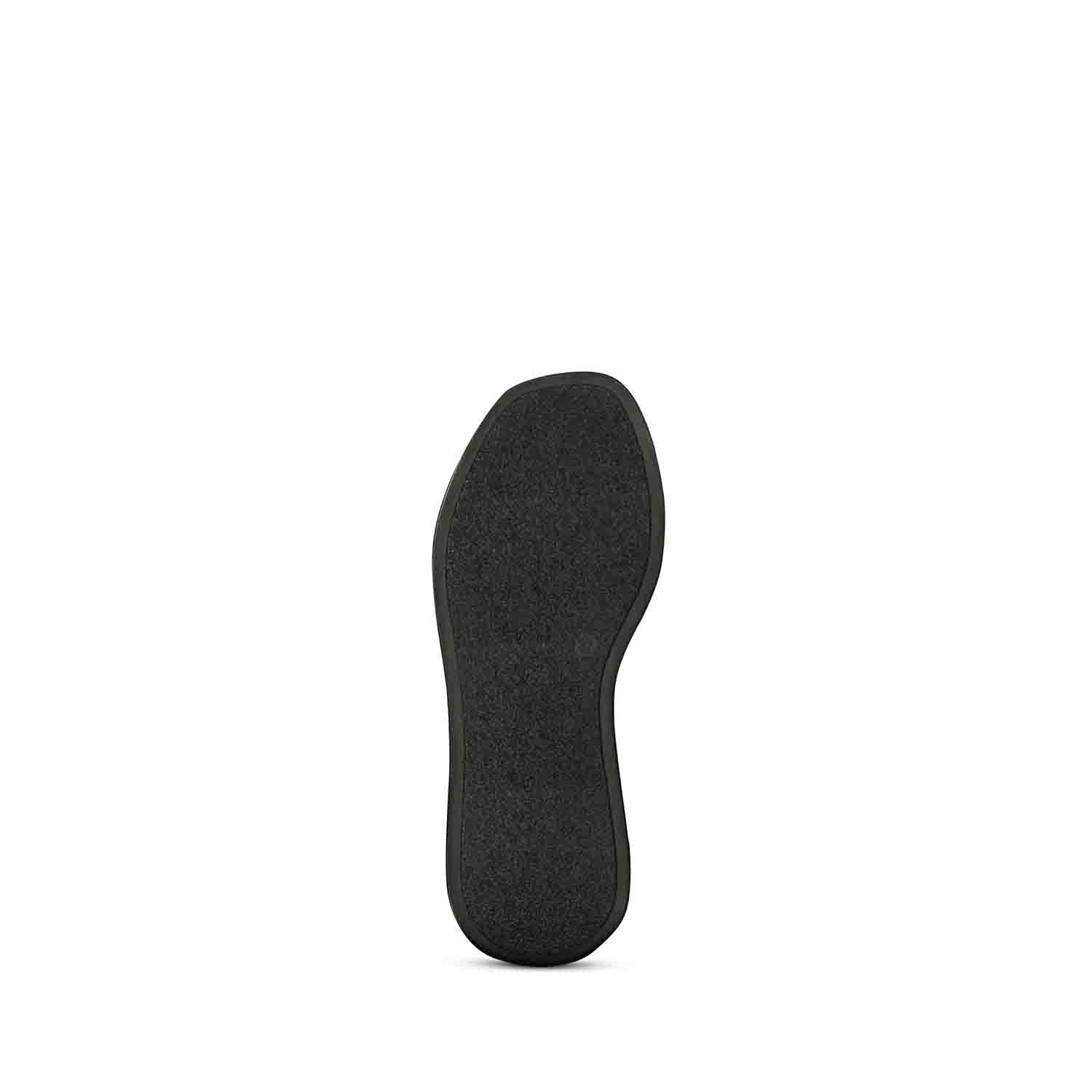 ViviBlu Black Leather Platform Sandals - Image 8