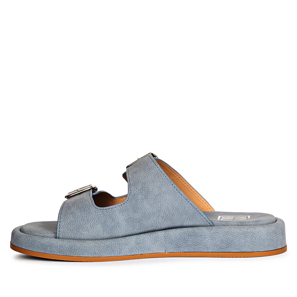 Ivanka Blue Flat Sandals - Image 4